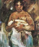 Madchen, sich entkleidend Lovis Corinth